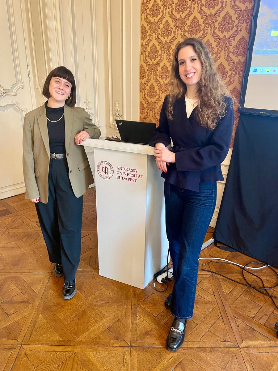 Migrations & Diversities – Eurac Research (@migdiveurac) on Twitter photo This week, our colleagues <a href="/SophiaSchnthal2/">Sophia Schönthaler</a> and <a href="/GiorgiaZogu/">Giorgia Zogu</a> were in Budapest to present their PhD projects at the doctoral colloquium of <a href="/andrassyuni/">Andrássy Universität</a>. We are proud and excited for them for this occasion to present their work! This week, our colleagues <a href="/SophiaSchnthal2/">Sophia Schönthaler</a> and <a href="/GiorgiaZogu/">Giorgia Zogu</a> were in Budapest to present their PhD projects at the doctoral colloquium of <a href="/andrassyuni/">Andrássy Universität</a>. We are proud and excited for them for this occasion to present their work!