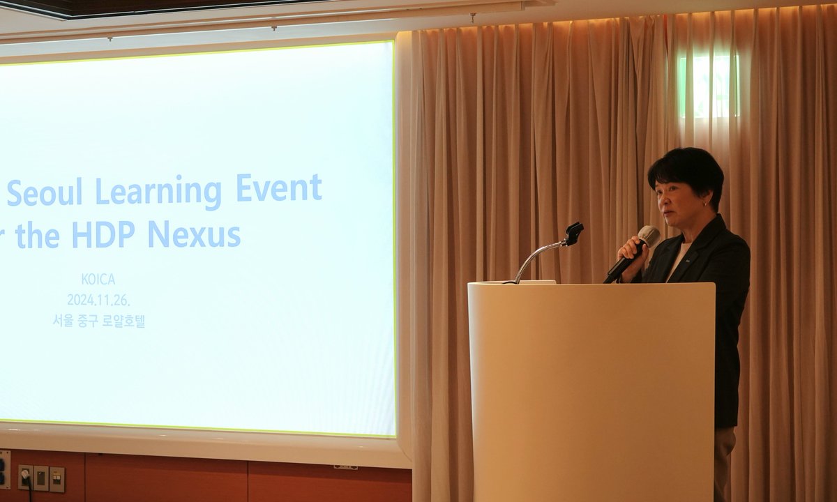 UNFPASeoul's tweet image. On Tue, @UNFPASeoul participated in the &quot;#Seoul Learning Event for #HDPNexus&quot; organized by #KOICA. We introduced the new &quot;Program to provide #lifesaving &amp;amp; #integrated #SRH &amp;amp; #GBV services in #humanitarian Settings&quot; &amp;amp; shared our vision to become their long-term strategic partner.