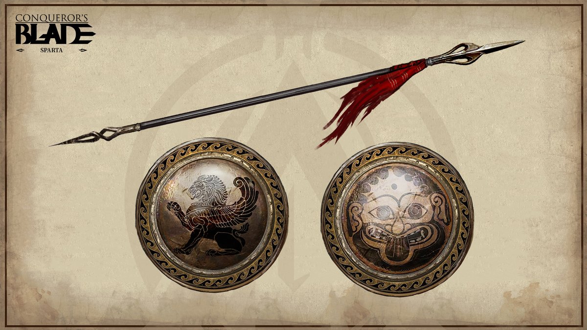 Mighty Spear, Shield Unyielding
Unleash the new hero weapon. Battle for glory on December 19th！

#ConquerorsBlade #strategygames #gaming #videogames #sparta #shieldandspear #Newseason #BattleforGlory #SpartanWarriors #RiseOfSparta
