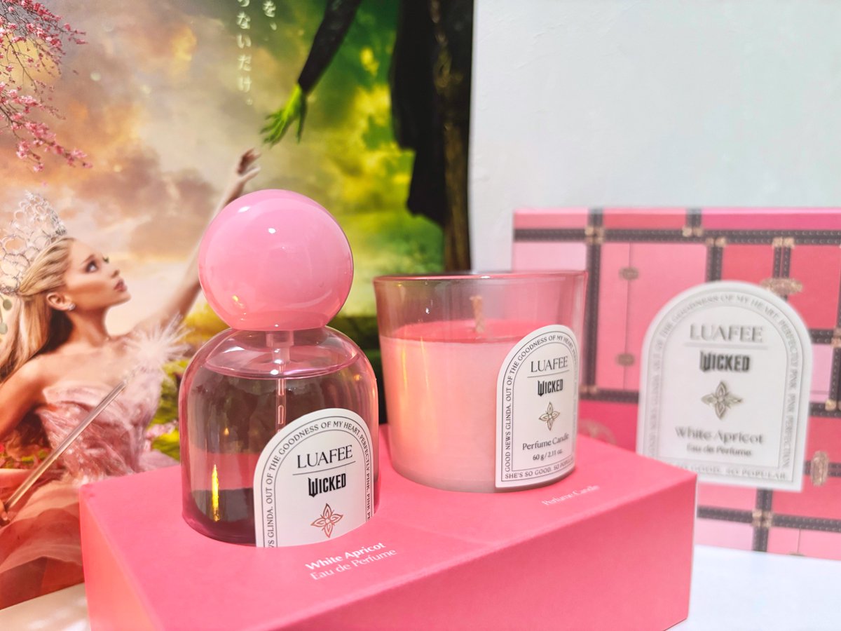 LUAFEE(ルアペ)の映画｢ウィキッド｣コラボの香水&アロマキャンドルを
