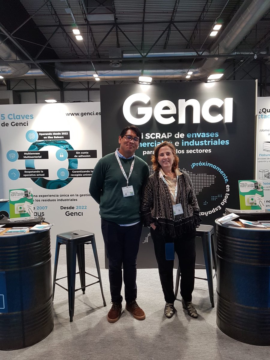 Genci_EC's tweet photo. Nuestro equipo está en el stand 5i32 de #EmpackMadrid resolviendo las dudas de las #empresas afectadas por la norma de #envases y explicándoles cómo, en GENCI, podemos ayudarles a cumplir sus nuevas obligaciones con total garantía

¡Os esperamos!

#SCRAP #SCRAPenvases https://t.co/S836IPDHEB