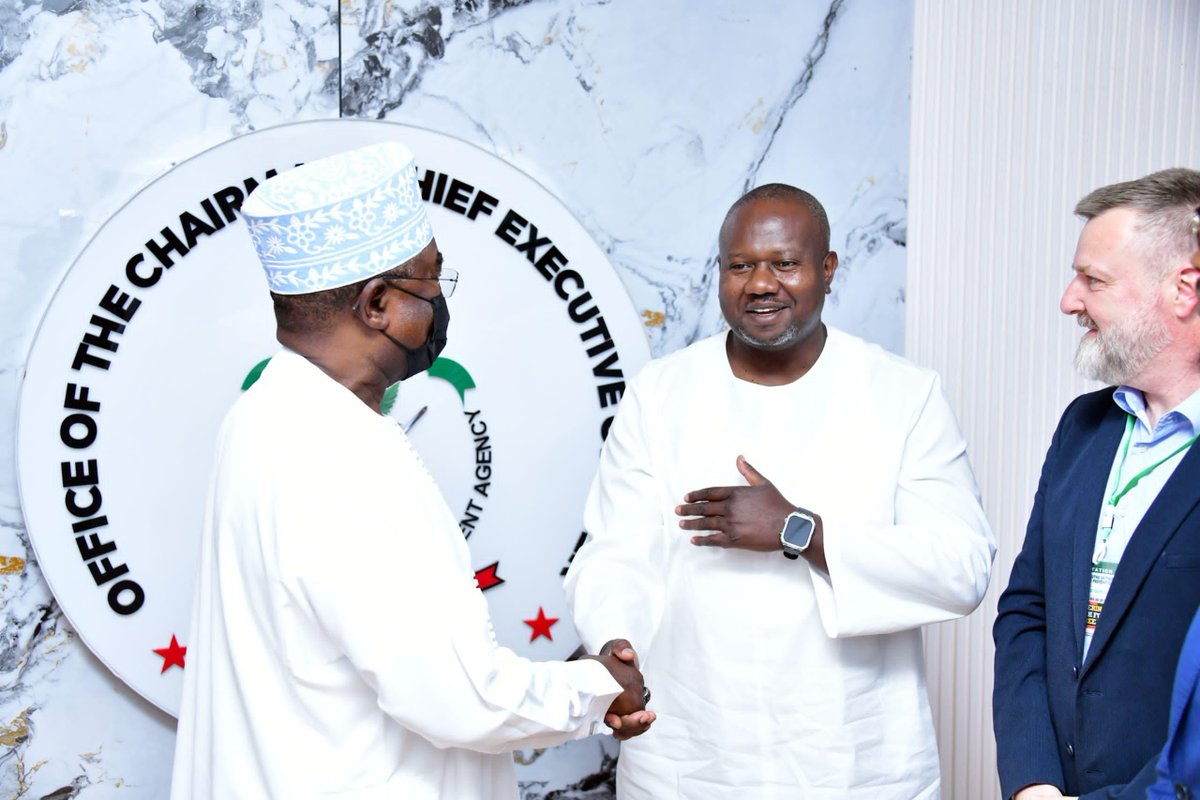 NACADAKenya's tweet photo. 🌍🤝 Strengthening Partnerships for a Drug-Free Africa!

Today, the CEO @omerikwa met with the Chair and CEO of @ndlea_nigeria, during the ongoing Youth Summit in the West African country.

The discussions focused on fostering collaboration in combating drug abuse across borders, with a shared commitment to empowering the youth and safeguarding communities. 

Together, we aim to strengthen preventive measures, enhance rehabilitation efforts, and promote awareness on the dangers of drug abuse.

This partnership underscores our collective resolve to create a brighter, drug-free future for our youth. 💪✨

#NACADA #NDLEA #YouthSummit #DrugFreeAfrica #CollaborationForChange @Tuko_co_ke @MpashoNews @NairobiGossips @Kenyans @citizentvkenya @citizentv @ntvkenya @tv47news