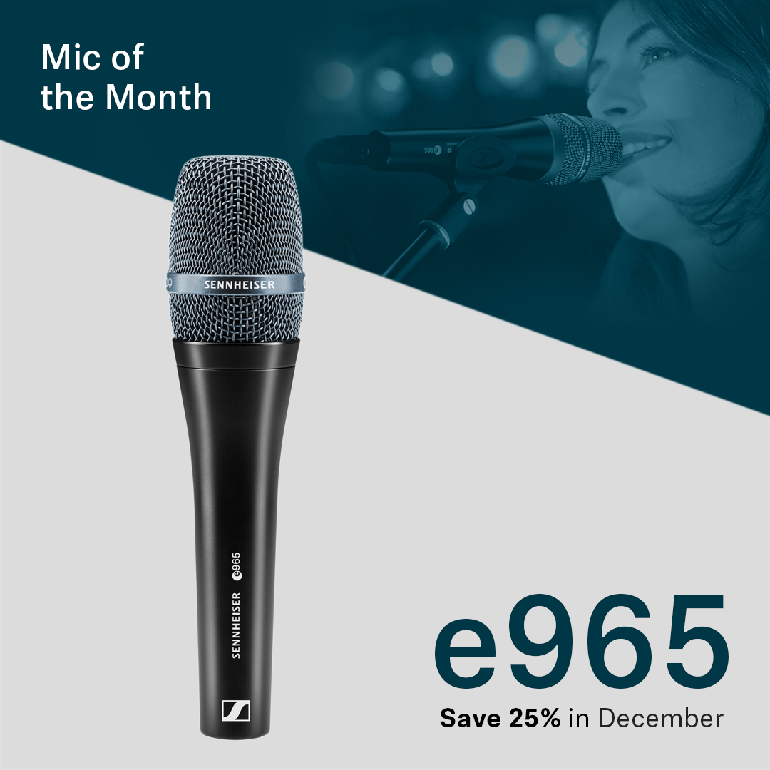 sennheiserjapan's tweet photo. 【e 965 プロモーション予告!】
ステージからスタジオまで、最高峰の音をお届けする Sennheiser #e965 が、2024年12月5日より最大25% OFF で登場!
プロフェッショナルに選ばれる圧倒的性能を、今だけの特別価格で手に入れるチャンス。
📅 セール期間:12/5~12/24
詳細はこちら👉 https://t.co/M7B8EzFV2X