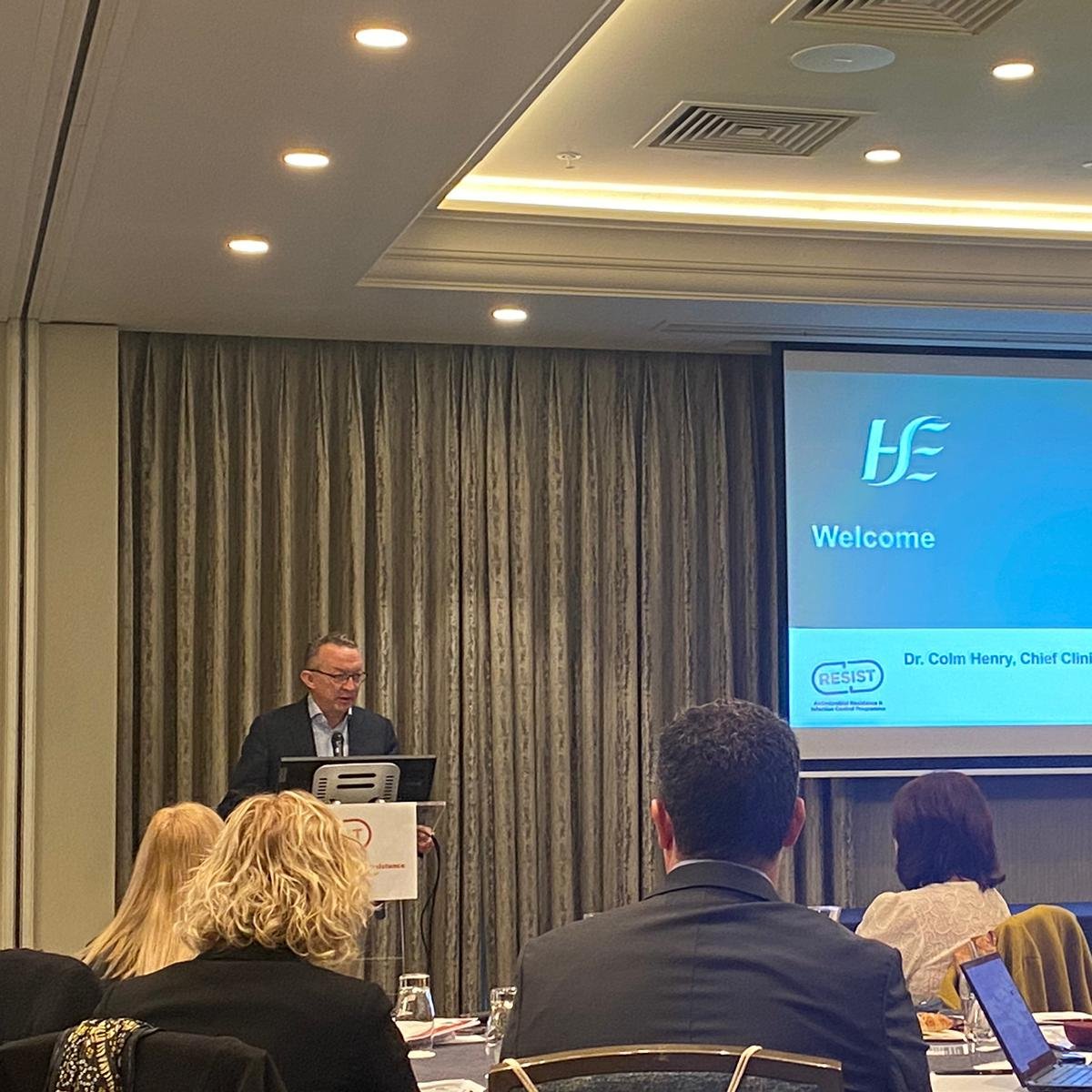 Liam McLoughlin (@liamcmcloughlin) on Twitter photo Thank you to <a href="/CCOHSE/">Dr Colm Henry, CCO HSE Ireland</a> Dr Colm Henry for delivering the opening address at the #AMRIC HSE Dublin and North East Regional Health Area Winter Event. #AMRIC have been visiting each of the new HSE RHA's
#KeepAntibioticsWorking
#AMRICKeepIPCWorking
<a href="/HSEDubNorthEast/">HSEDubNorthEast</a> <a href="/PublicHealthDNE/">Public Health HSE Dublin and North East</a> Thank you to <a href="/CCOHSE/">Dr Colm Henry, CCO HSE Ireland</a> Dr Colm Henry for delivering the opening address at the #AMRIC HSE Dublin and North East Regional Health Area Winter Event. #AMRIC have been visiting each of the new HSE RHA's
#KeepAntibioticsWorking
#AMRICKeepIPCWorking
<a href="/HSEDubNorthEast/">HSEDubNorthEast</a> <a href="/PublicHealthDNE/">Public Health HSE Dublin and North East</a>