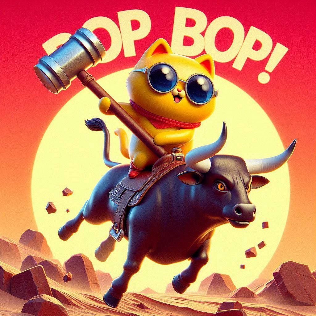 Bopcat_io's tweet photo. Happy Thursday bopfam 🫂

Ready to ride the bull lfg 🔨💪 https://t.co/sifRIOVWhK