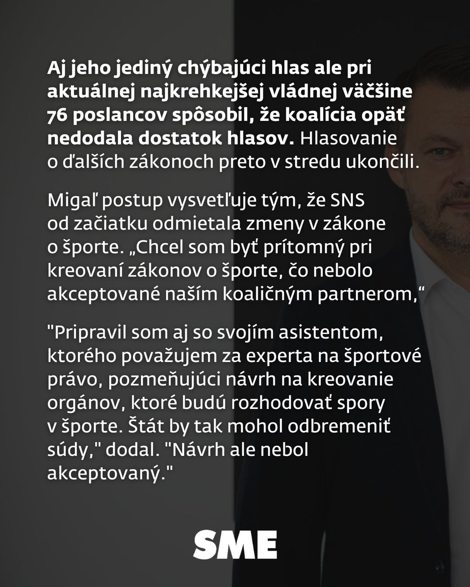denniksme's tweet photo. Zopakuje sa scenár zo včerajšieho večera aj dnes po 11.00, keď by sa malo o návrhu opäť hlasovať? "Buď budeme rokovať, alebo sa budeme správať ako malé deti,“ odkázal Migaľ SNS.
Čítajte viac: https://t.co/79486oodzp
#parlament #migal #denniksme https://t.co/v14Wuazlv8