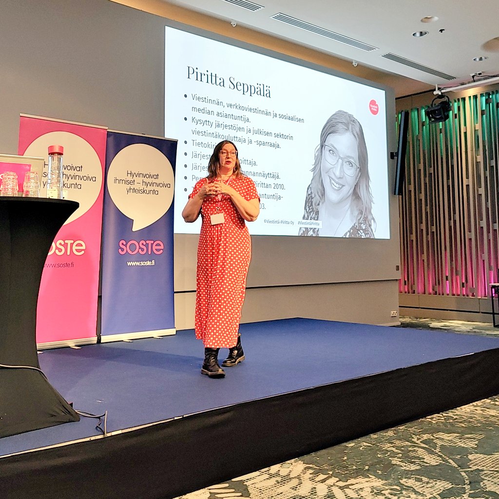 Viestintä-Pirittan <a href="/Piritta/">Piritta Seppälä</a> juotaa <a href="/SOSTE10/">SOSTE Suomen sosiaali ja terveys ry</a> Järjestöviestinnän päivässä Tekoälyä viestijöille -osion. Luvassa asiaa tekoälystä järjestöissä, kuvien etiikasta sekä käytännön esimerkkejä. 
#järjestöviestintä #ViestintäPiritta
