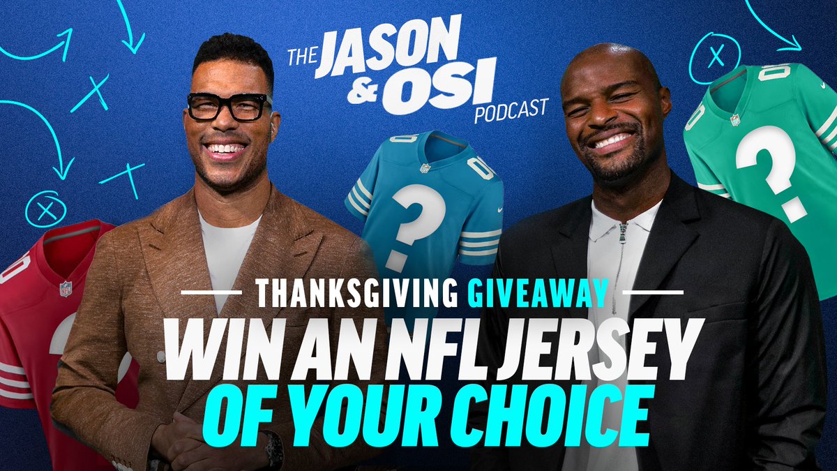 The Jason & Osi Show (@jasonandosi) on Twitter photo Head to the <a href="/jasonandosi/">The Jason & Osi Show</a> Instagram channel to be in with a chance of winning an NFL Jersey of your choice.
📲 instagram.com/p/DC6TJ0yOrKO/…
#competition #giveaway #thanksgiving Head to the <a href="/jasonandosi/">The Jason & Osi Show</a> Instagram channel to be in with a chance of winning an NFL Jersey of your choice.
📲 instagram.com/p/DC6TJ0yOrKO/…
#competition #giveaway #thanksgiving