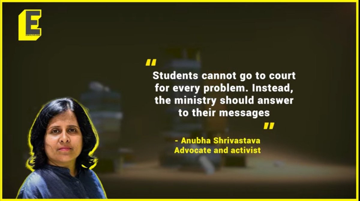 anubha1812's tweet photo. @PMOIndia
@EduMinOfIndia

Tax payers money  parents hard earned money is being spent on litigation these days due to wrong policies, wrong decisions by authorities which is quite concerning 
Govt must look into it

#Restore3rdAttempt
https://t.co/oYUDnsWxZ9… https://t.co/RQiUqSzrFl