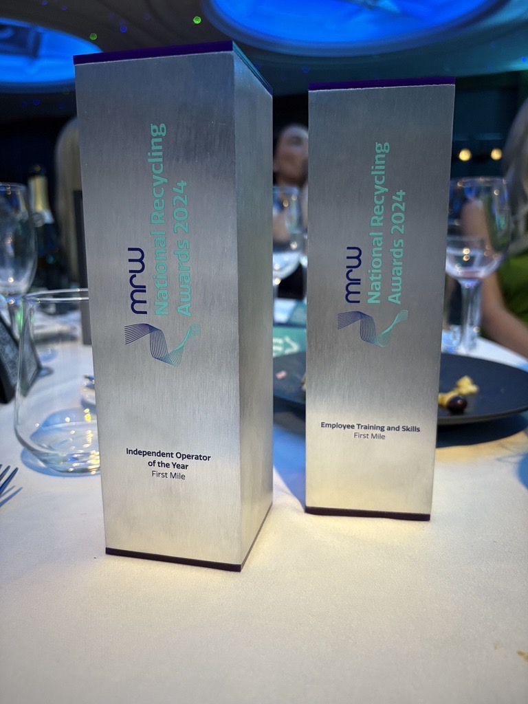 We had a very fun night out on a Tuesday (!) this week for the <a href="/NRAwards/">NRA</a>.

We were thrilled to scoop up two awards, including Independent Operator of the Year! 🏆

#Awards #Recycling #BeOneTeam