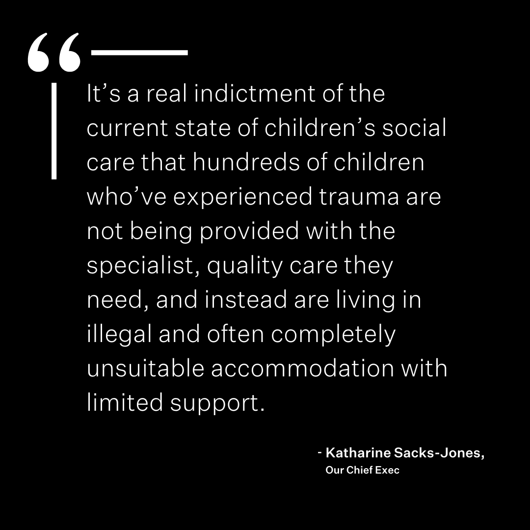 ⚠️ Data released by Ofsted shows that the number of unregistered children’s homes has gone up by more than 500% in the last three years, from 144 in 2021 to 931 in 2024.

➡️ Read more: becomecharity.org.uk/press-release-…
