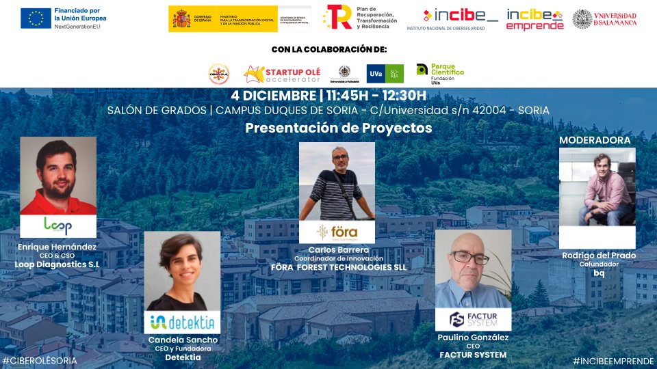 CIBER-OLÉ (@ciberole) on Twitter photo 📅 4 de #diciembre de 2024
📍Salón de Grados del <a href="/CampusdeSoria/">Campus de Soria</a> de la @Uva_es
🕙 11:45 - 12:30
'Presentación de Proyectos'
Regístrese como #ASISTENTE totalmente #GRATIS en: lc.cx/tsL0jc
Participa totalmente #GRATIS en el #hackathon: lc.cx/QZLhzJ 📅 4 de #diciembre de 2024
📍Salón de Grados del <a href="/CampusdeSoria/">Campus de Soria</a> de la @Uva_es
🕙 11:45 - 12:30
'Presentación de Proyectos'
Regístrese como #ASISTENTE totalmente #GRATIS en: lc.cx/tsL0jc
Participa totalmente #GRATIS en el #hackathon: lc.cx/QZLhzJ