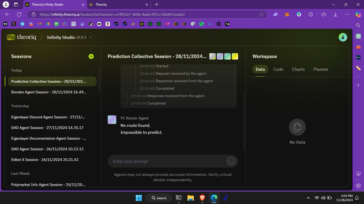 AVesting07's tweet image. The best AI @TheoriqAI