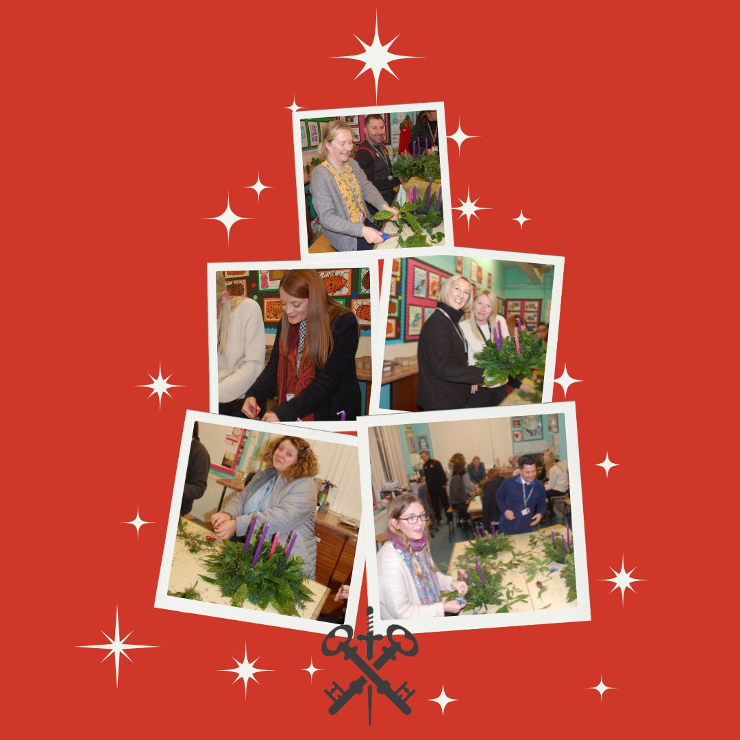 It's not just the children having fun at SPSP!  The staff enjoyed some time out of their busy day to create these beautiful Advent wreaths.  Symbolising love, hope, joy and peace, each will be shared with the children in their respective classrooms. 
#SPSPfamily #advent2024