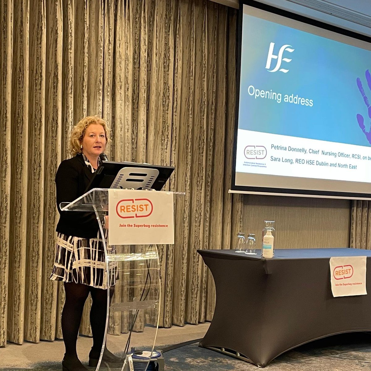 Liam McLoughlin (@liamcmcloughlin) on Twitter photo In a change to our programme Petrina Donnelly, Chief Nursing Officer, RCSI speaks on behalf of
Sara Long, REO HSE Dublin and North East
#AMRIC
#KeepAntibioticsWorking
#AMRICKeepIPCWorking
<a href="/HSEDubNorthEast/">HSEDubNorthEast</a> <a href="/PublicHealthDNE/">Public Health HSE Dublin and North East</a> <a href="/CcoHse/">Dr Colm Henry, CCO HSE Ireland</a> <a href="/PFPS_Ireland/">PatientsForPatientSafetyIreland</a> <a href="/HSELive/">HSE Ireland</a> <a href="/AntibioticPresc/">Antibiotic Prescribing</a> In a change to our programme Petrina Donnelly, Chief Nursing Officer, RCSI speaks on behalf of
Sara Long, REO HSE Dublin and North East
#AMRIC
#KeepAntibioticsWorking
#AMRICKeepIPCWorking
<a href="/HSEDubNorthEast/">HSEDubNorthEast</a> <a href="/PublicHealthDNE/">Public Health HSE Dublin and North East</a> <a href="/CcoHse/">Dr Colm Henry, CCO HSE Ireland</a> <a href="/PFPS_Ireland/">PatientsForPatientSafetyIreland</a> <a href="/HSELive/">HSE Ireland</a> <a href="/AntibioticPresc/">Antibiotic Prescribing</a>