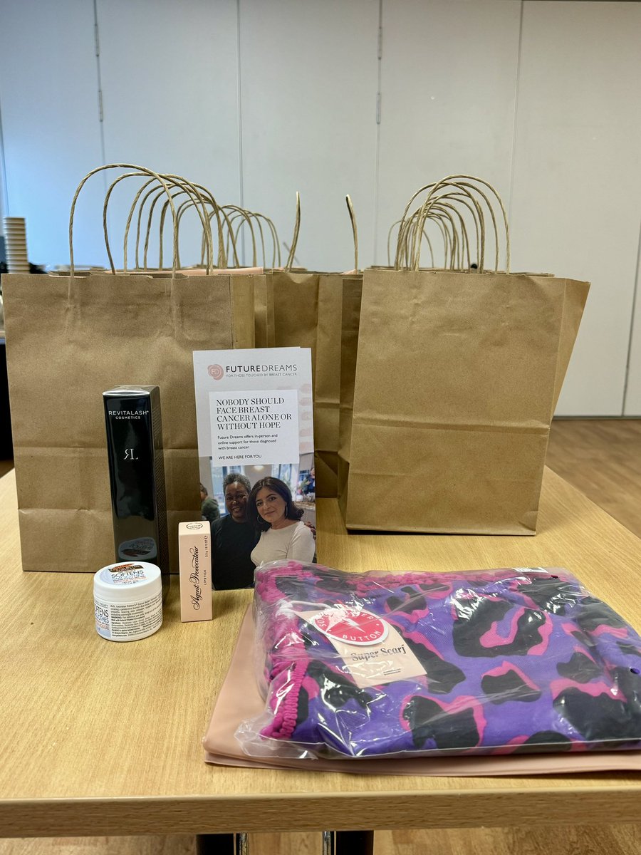 Massive thanks to Future Dreams for coming to Northmid, such a wonderful event for our breast cancer patients