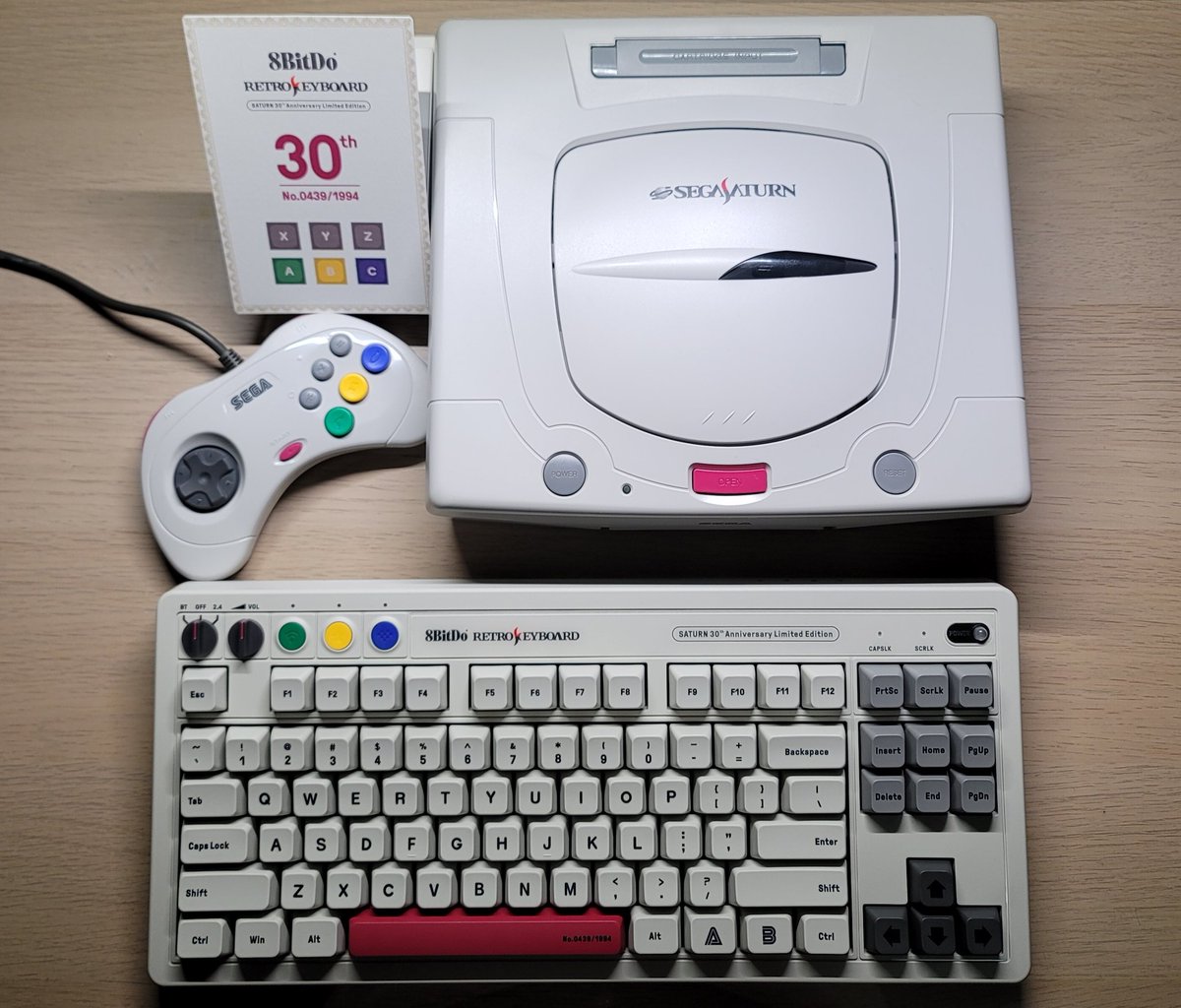 FreedomWing8's tweet photo. ＃segasaturn #sega #8bitdo https://t.co/HApE5iJVTt
