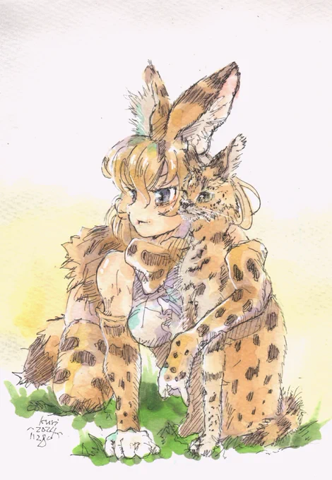 サーバルのイア#けものフレンズ #けもフレダイアリー 
