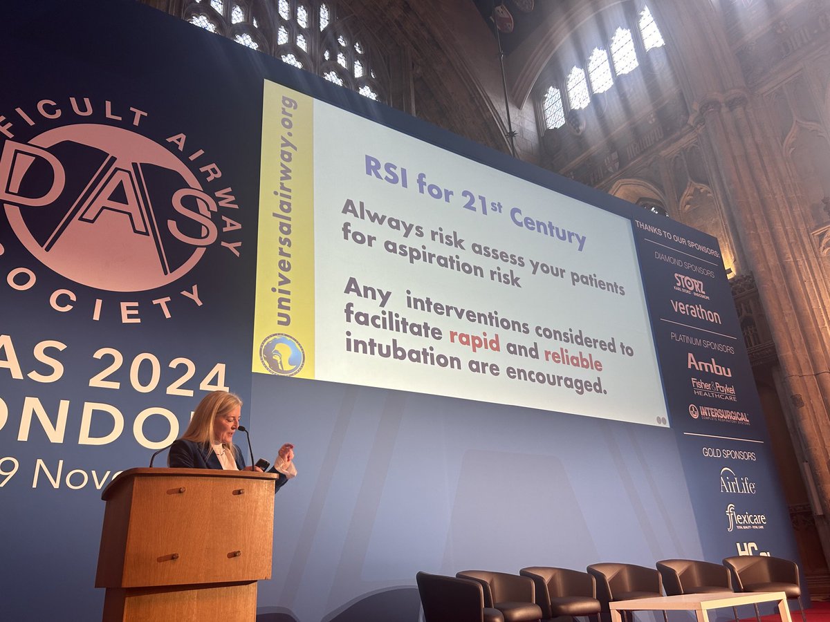 David Vaughan (@oldandbaffled) on Twitter photo <a href="/ProfEllenO/">Ellen O’Sullivan @ProEllenO.bsky.social</a> on cricoid. Icing on the cake not the cake. Use if you want but use properly and take it off if issues ! #das2024 <a href="/ProfEllenO/">Ellen O’Sullivan @ProEllenO.bsky.social</a> on cricoid. Icing on the cake not the cake. Use if you want but use properly and take it off if issues ! #das2024