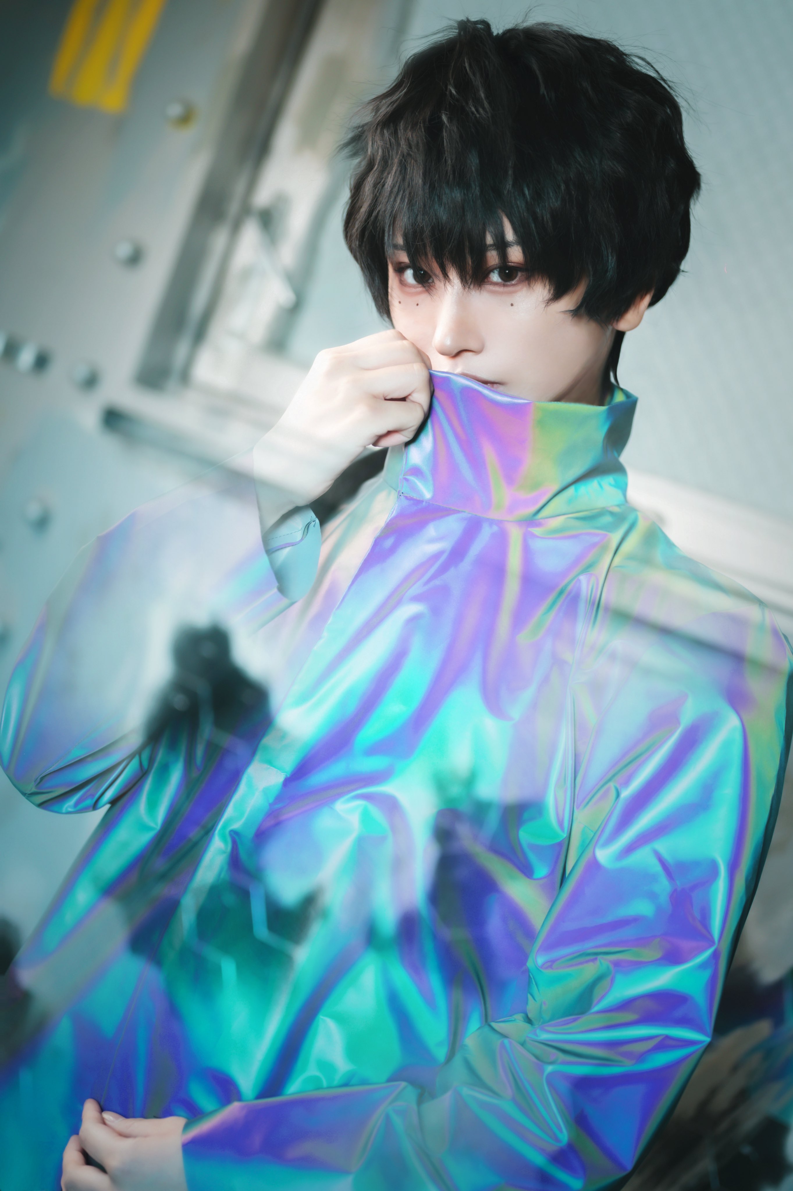 SAKAMOTODAYSサカモトデイズ　勢羽夏生　コスプレ衣装ウィッグヘッドホン Sakamoto Days サカモト デイズ勢羽夏生 コスプレウィッグ