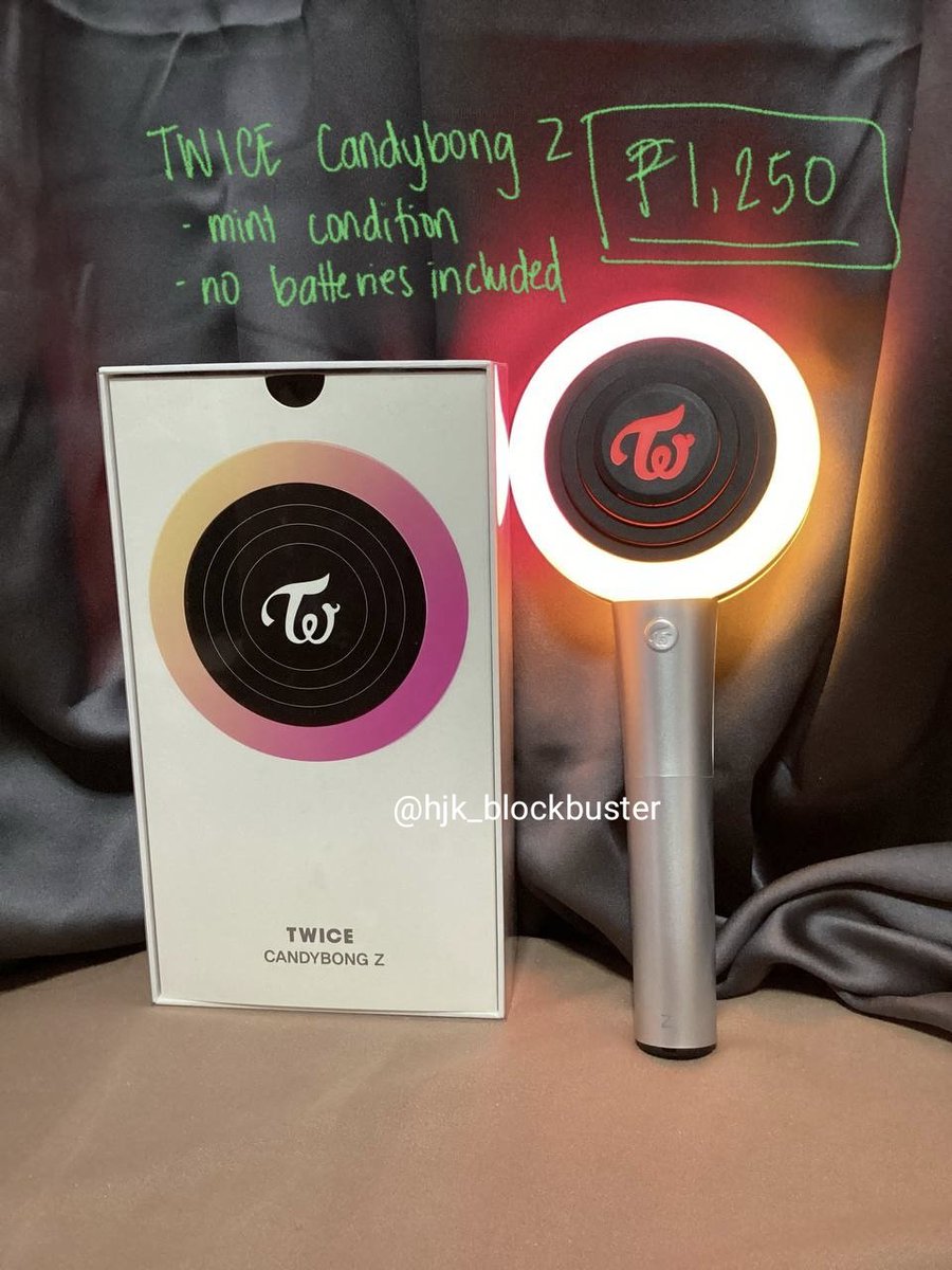 hjk_blockbuster's tweet photo. Wts lfb ph

✨ TWICE Candy Bong Z Light Stick - Php 1250
✨ Enhypen Lightstick - Php 1850

RFS: Decluttering 

➡️ More details in the pictures
➡️ PAYO or can reserve for 3 days
➡️ MOP: GCash, Bank Transfer (BDO)
➡️MOD: J&amp;T, Meet up (Taft)

Dm for more info https://t.co/gJnsctCFCP