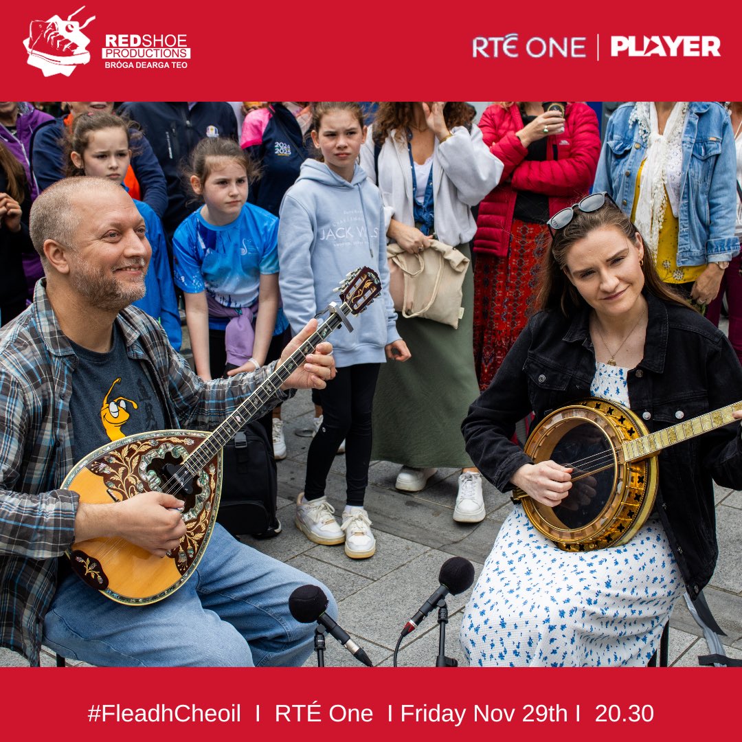 Thanks <a href="/redshoe_tv/">Red Shoe Productions</a> for inviting me to play on Fleadh Cheoil! #RTÉ