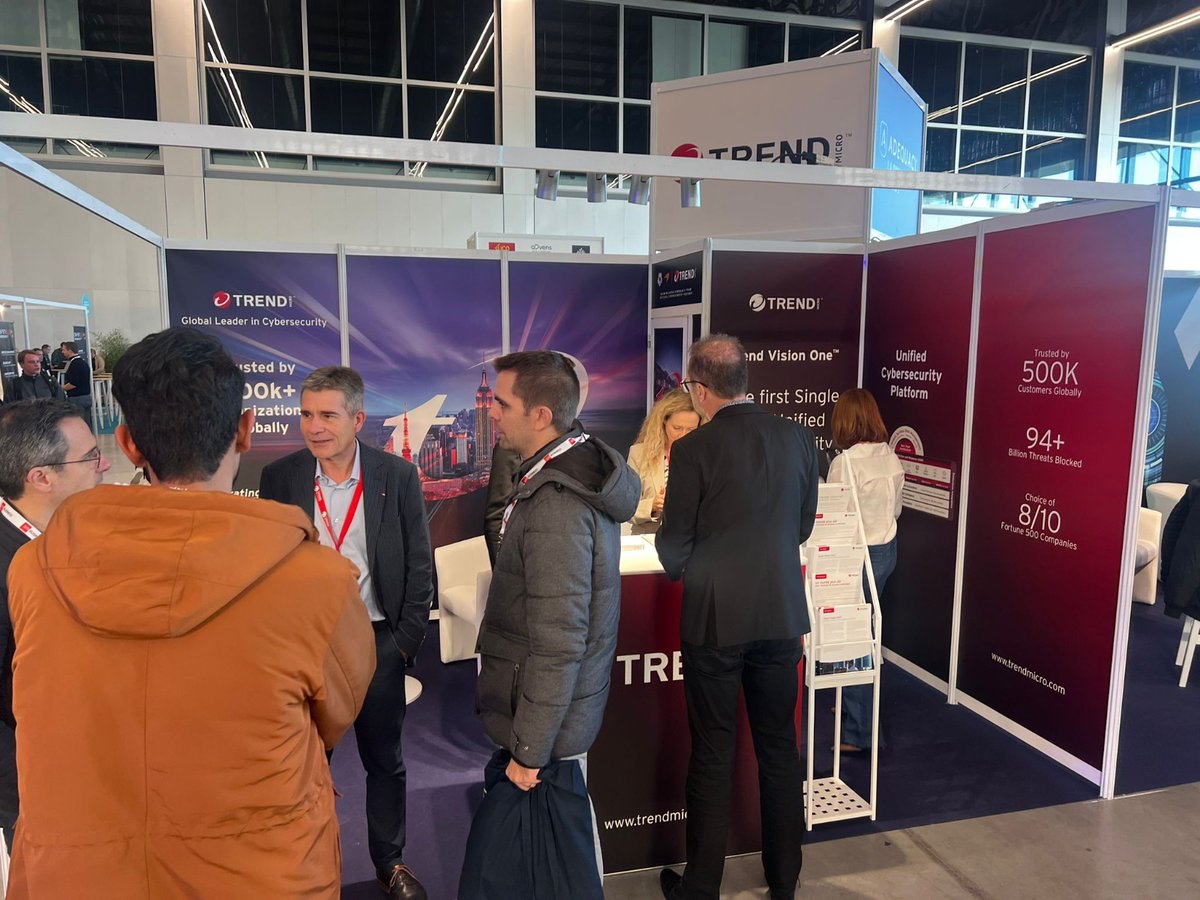 Trend Micro France (@trendmicrofr) on Twitter photo 🏁 Top départ pour le <a href="/CBCToulouse/">CBC - Cybersecurity Business Convention</a> 2024 !
Retrouvez l’équipe <a href="/TrendMicroFR/">Trend Micro France</a> sur le stand 55 !
Lors de notre atelier, notre expert Saad OUTASGA est revenu sur les enjeux de la visibilité réseau dans la #cybersécurité. 🏁 Top départ pour le <a href="/CBCToulouse/">CBC - Cybersecurity Business Convention</a> 2024 !
Retrouvez l’équipe <a href="/TrendMicroFR/">Trend Micro France</a> sur le stand 55 !
Lors de notre atelier, notre expert Saad OUTASGA est revenu sur les enjeux de la visibilité réseau dans la #cybersécurité.