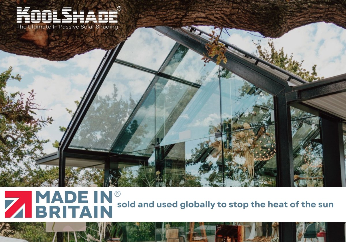 Smartlouvre's tweet photo. Passive Climate Control. The raw materials for our solar shading products come from GB. They are manufactured in our factory in Havant, Hampshire.

We help people keep cool in the hottest of countries, and are 100% sustainable.

#Proud
#MadeInBritain
#MadeInGB
#MadeInGreatBritain https://t.co/ARAZACRr7d