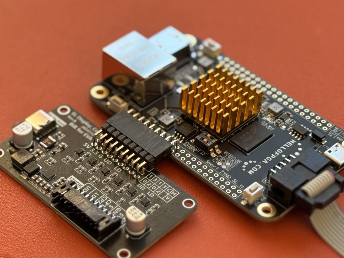 New toys! Turning retro vibes into reality with an EVA-style EL display project. HDMI meets FPGA magic. 🚀 #FPGA #electronics #RetroTech