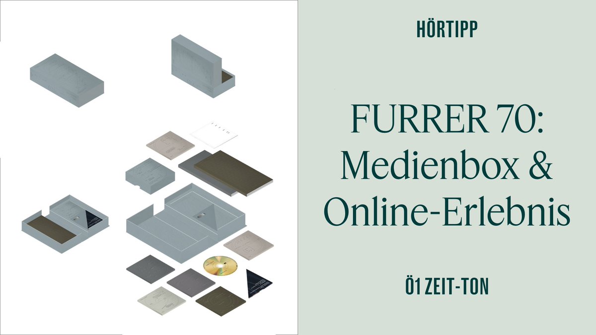 #hörtipp mit <a href="/RainerElstner/">Rainer Elstner</a> zur exklusiven Medienbox &amp; zum Online-Erlebnis #FURRER70! Jetzt die "Luxus-Ausgabe" in der <a href="/oe1/">Ö1</a> Mediathek kennenlernen und die kreative Lebenswelt von #BeatFurrer entdecken! 🤩sound.orf.at/radio/oe1/send…