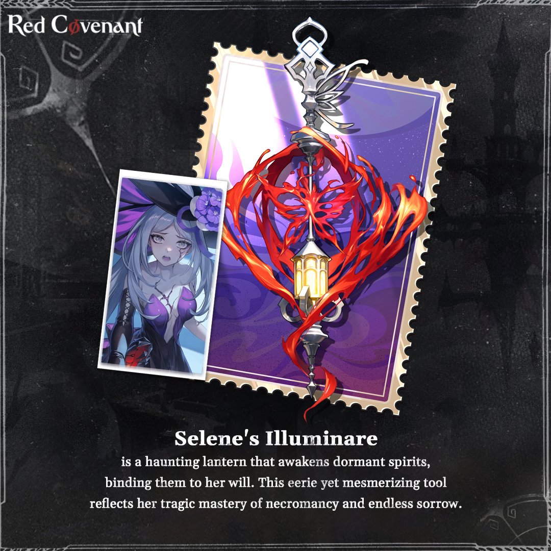 Rotgeisters, meet Illuminare, Selene’s eerie yet mesmerizing lantern. Forged with the power of necromancy, it awakens dormant spirits and binds them to her will, a hauntingly elegant weapon for our dark sorceress.

Stay tuned for more Forsaken weapons!

#RedCovenant