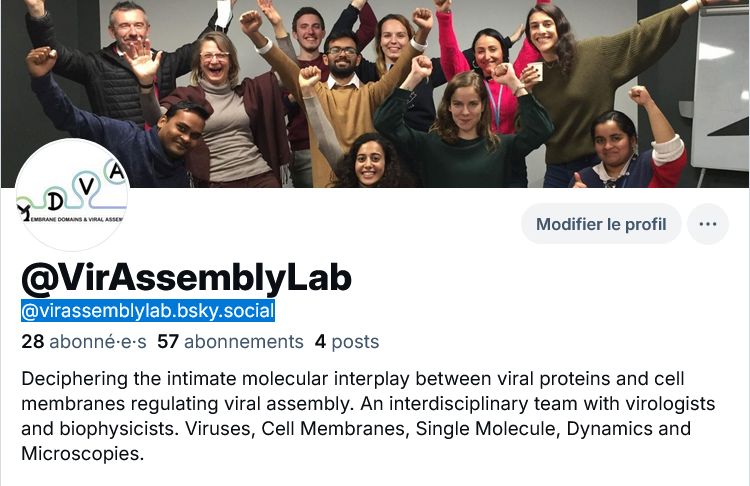 Membrane Domains and Viral Assembly Lab (@virassemblylab) on Twitter photo Dear Followers, we're slightly but irreversibly moving towards bluesky. We can't participate anymore to a SN where fake news weight as much as (or more than) scientific facts. You can follow us "<a href="/virassemblylab/">Membrane Domains and Viral Assembly Lab</a>.bsky.social". Happy to find you there. Dear Followers, we're slightly but irreversibly moving towards bluesky. We can't participate anymore to a SN where fake news weight as much as (or more than) scientific facts. You can follow us "<a href="/virassemblylab/">Membrane Domains and Viral Assembly Lab</a>.bsky.social". Happy to find you there.