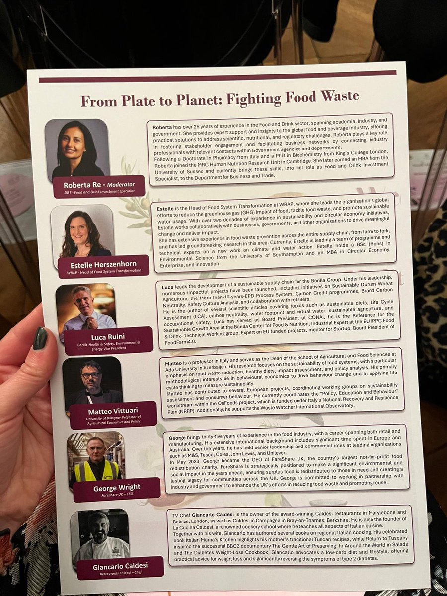 🌍🍝 Fun moment for #VerticalFuture as Svetlana Frantuz from our BD Team joined the "From Plate to Planet: Fighting Food Waste" event at the Italian Embassy in London this week, spotlighting sustainable practices, the Mediterranean Diet, and reducing food waste. 🌱👏