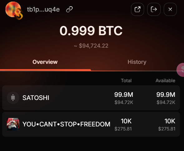 wxh63507's tweet photo. @Saturn_btc tb1pgpjxdcl5zudqegwa35v5ne2psz5hcvpw3sspnww0hz9k3kuc8rjqfkuq4e https://t.co/z39z7KJDER