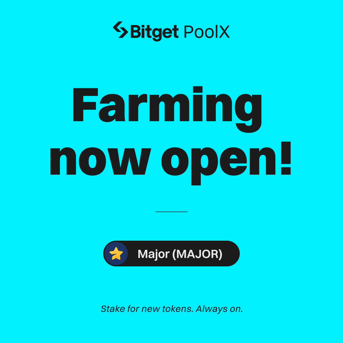 bitget's tweet photo. $MAJOR PoolX is now LIVE - lock $BTC & $ETH to share 223,700 MAJOR airdrop!
🔥 Join now: https://t.co/v59veR5uk2
Social Giveaway: $5,000 in MAJOR Up for Grabs!
✅ Follow @bitgetglobal @majoroftelegram
✅ RT with #MAJORlistBitget
✅ Submit your entry: https://t.co/2nYQupe3E7
🎁 250 winners will share the prize pool!