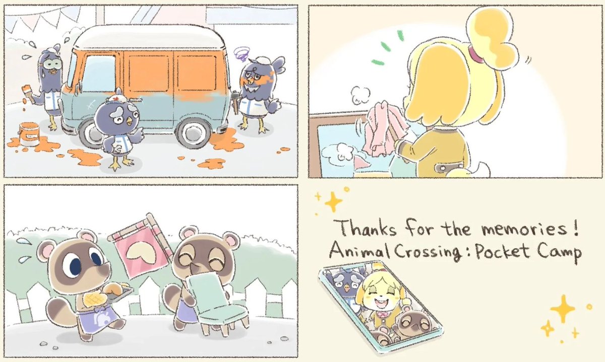 ACWorldBlog's tweet image. Farewell Animal Crossing: Pocket Camp 🫡