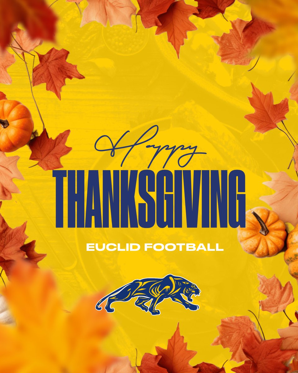 EUCFOOTBALL's tweet image. Happy Thanksgiving from Panther Football....God Bless....🦃