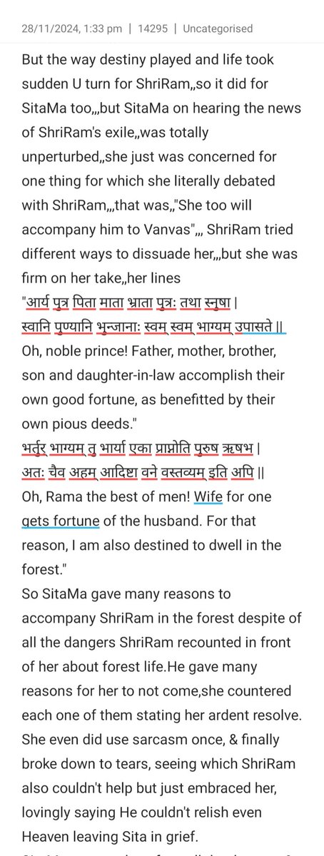 Readerbook99973's tweet photo. Sita,Vaidehi,Janaki,JanakAatmajaa,Maithili,Bhumija.....
So many names similar to so many splendid qualities which MaSita has,,,& so many lessons her journey emits for us to imbibe & inculcate...
Tried to pen down✍️something for MaSita🙏,a thread of posts,,bit long🫣... https://t.co/1F217Z7ca3