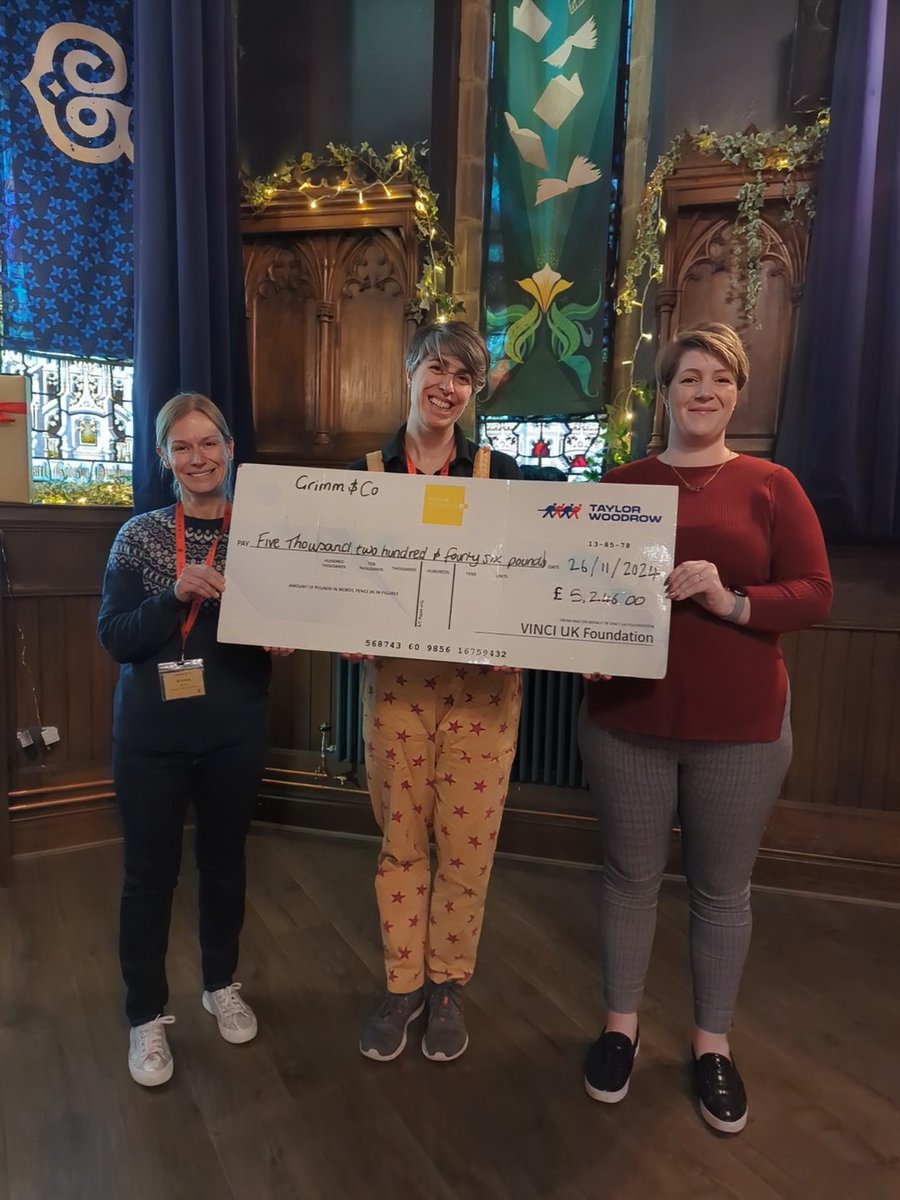TaylorWoodrow1's tweet photo. As project sponsor, Sophie will be working alongside the Grimm &amp; Co team to maximise the impact of their funding and will also be volunteering to support learning sessions.
A huge well done to Sophie for generating the funding and volunteering to support an amazing cause! 🥳 https://t.co/W1uvZrPbDF