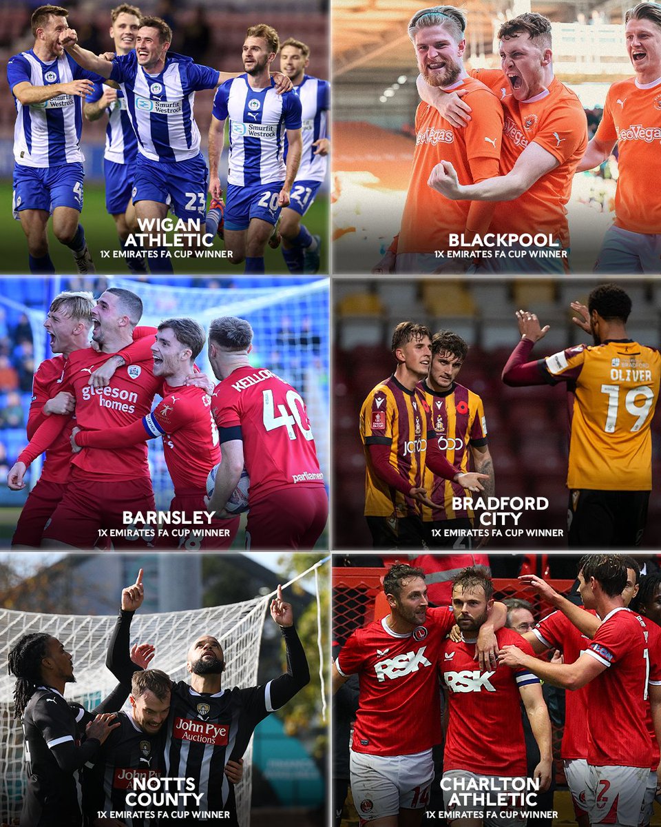 The past #EmiratesFACup winners competing in the second round 🏆