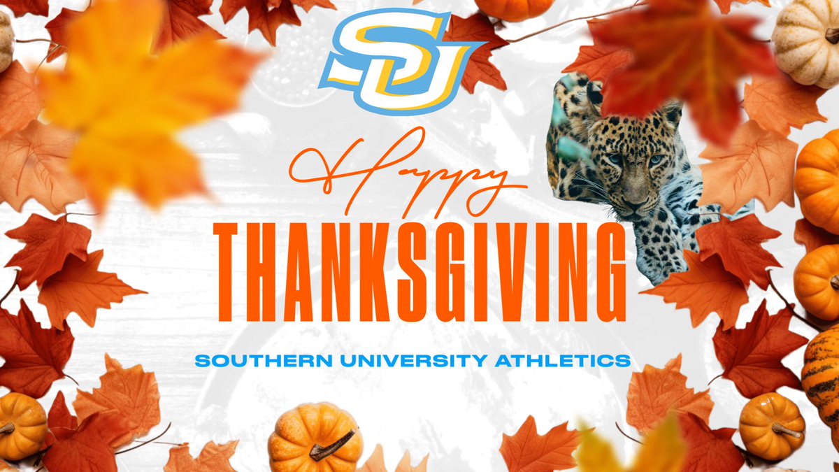 From our family to yours, Happy Thanksgiving Jaguar Fans!

#GoJags | #SouthernIsTheStandard | #ProwlOn | #TheStandardRising  🐆