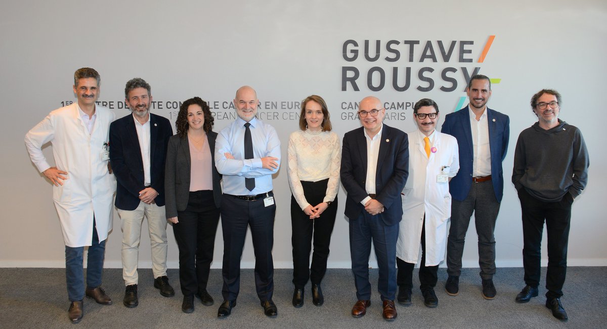 Gustave Roussy (@gustaveroussy) on Twitter photo ✨ Gustave Roussy & Friends avec le Vall d'Hebron Institute of Oncology (#VHIO)✨
Aujourd'hui, <a href="/GustaveRoussy/">Gustave Roussy</a> a reçu les experts internationaux du <a href="/VHIO/">Vall d’Hebron Institute of Oncology (VHIO)</a>, dans le cadre du <a href="/CancerCoreEU/">Cancer Core Europe</a>, afin de partager leurs connaissances sur des sujets clés en #cancérologie.
Au programme :
🤖 ✨ Gustave Roussy & Friends avec le Vall d'Hebron Institute of Oncology (#VHIO)✨
Aujourd'hui, <a href="/GustaveRoussy/">Gustave Roussy</a> a reçu les experts internationaux du <a href="/VHIO/">Vall d’Hebron Institute of Oncology (VHIO)</a>, dans le cadre du <a href="/CancerCoreEU/">Cancer Core Europe</a>, afin de partager leurs connaissances sur des sujets clés en #cancérologie.
Au programme :
🤖
