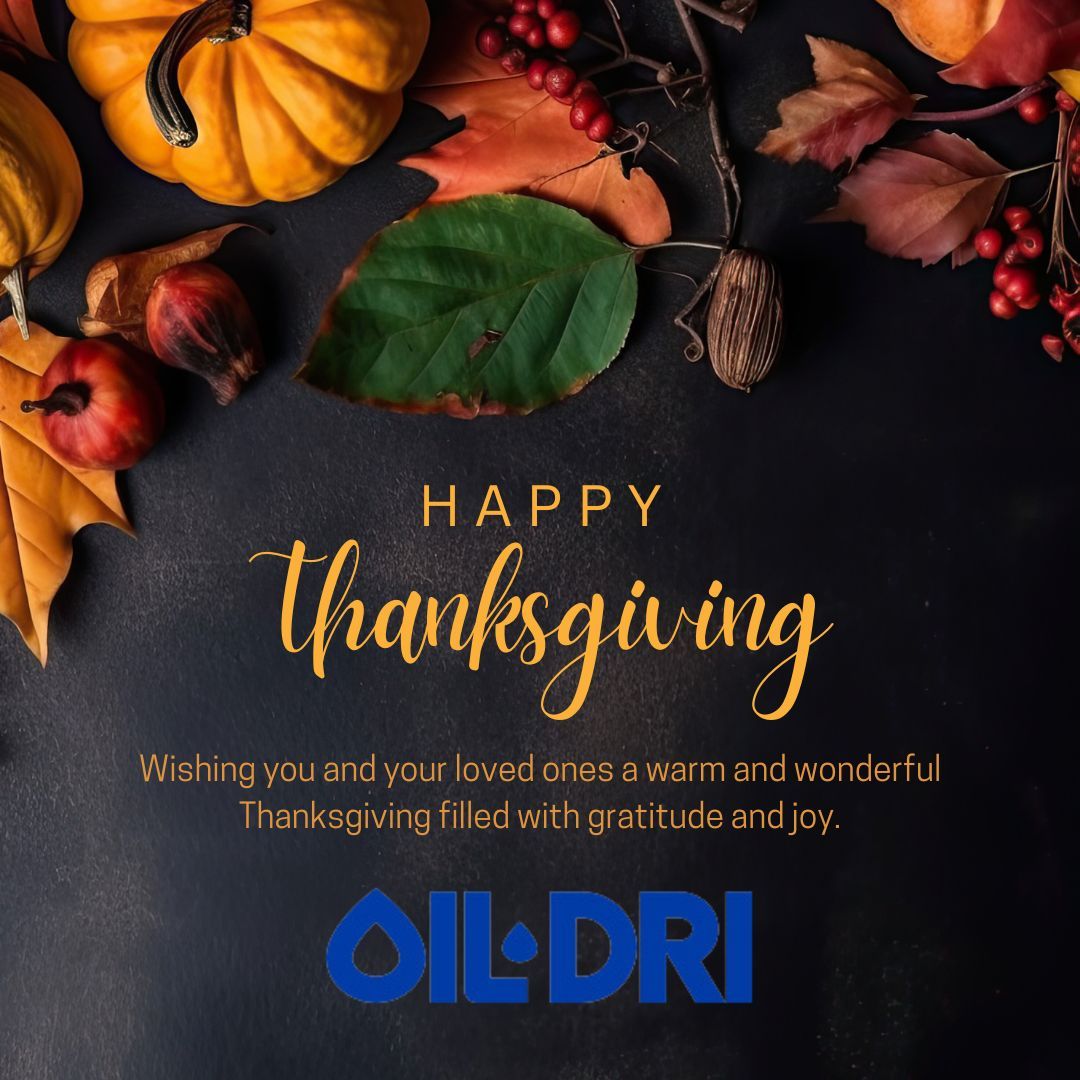 This Thanksgiving, we’re deeply grateful for the opportunity to support our mission of improving workplace safety innovative sorbent solutions. As we reflect on another year of growth and hard work, we thank you for your trust in our products and services.