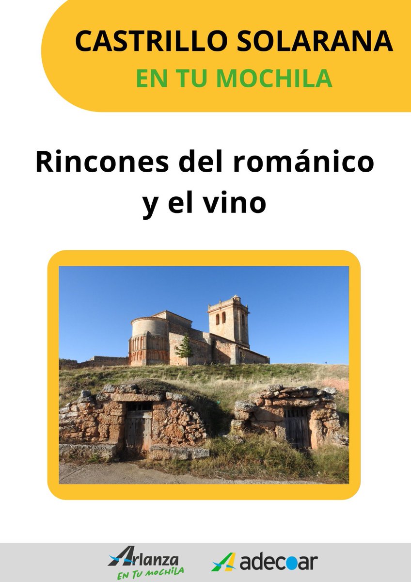 En nuestro pueblo hay una Asociación <a href="/AmigosCastrillo/">Asociación Amigos de Castrillo Solarana</a> que se ha apuntado a "Arlanza en tu Mochila". Conocéis esta iniciativa de <a href="/adecoar_arlanza/">ADECOAR</a> ❓❓
Pronto muchos más detalles‼️🫣🤭