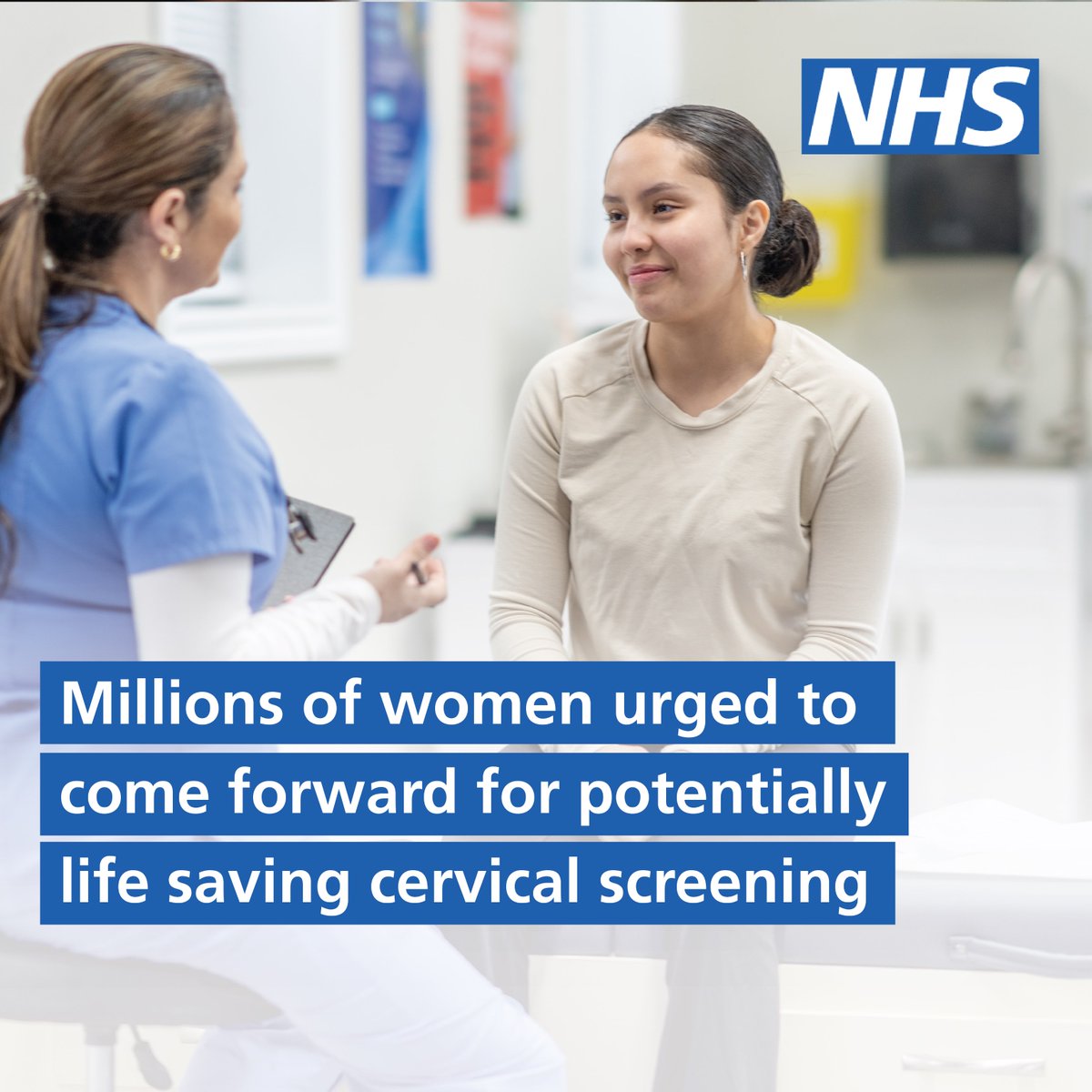 We’re urging women to attend cervical screening when invited, as some are missing this lifesaving service. Screening checks for high-risk HPV, which can lead to cervical cancer.
 
Read more about the latest cervical screening data: england.nhs.uk/2024/11/nhs-ma…