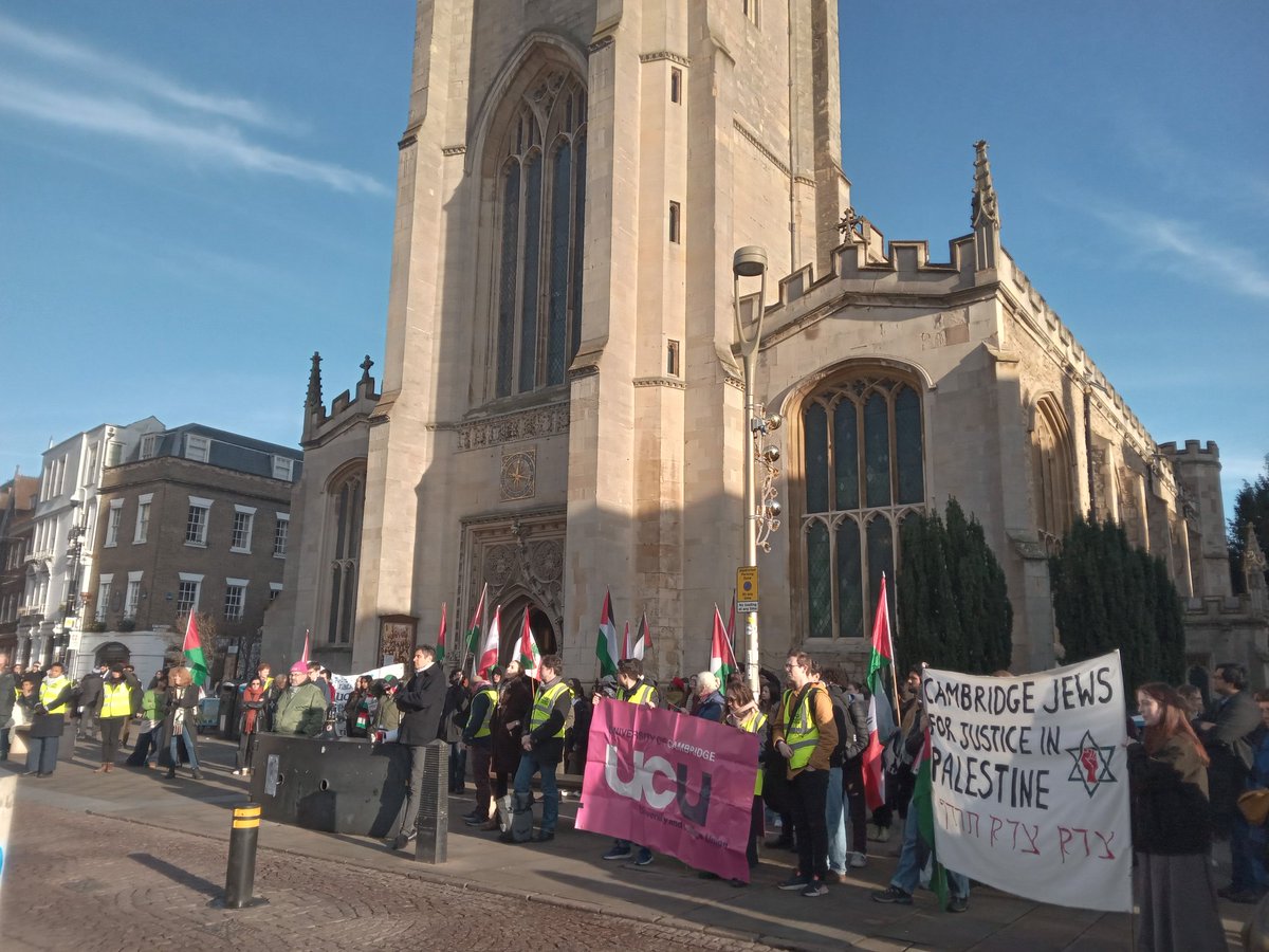 Cambridge UCU (@cambridgeucu) on Twitter photo Part of the rally we held today with support from <a href="/Unite0775M/">Cambridge University Unite</a> <a href="/NEUCambs/">NEUnion Cambridgeshire</a> <a href="/cam4palestine/">Cambridge for Palestine</a> <a href="/cupalsoc/">Cambridge Palestine Solidarity Society (PalSoc)</a> <a href="/CamPalSoc/">CamPalSoc</a> <a href="/CamStopTheWar/">Cambridge Stop War</a> to call on <a href="/Cambridge_Uni/">Cambridge University</a> to disclose and divest #Workplaces4Palestine <a href="/ucu/">UCU</a> <a href="/PSCupdates/">Palestine Solidarity Campaign</a> <a href="/STWuk/">Stop the War</a> Part of the rally we held today with support from <a href="/Unite0775M/">Cambridge University Unite</a> <a href="/NEUCambs/">NEUnion Cambridgeshire</a> <a href="/cam4palestine/">Cambridge for Palestine</a> <a href="/cupalsoc/">Cambridge Palestine Solidarity Society (PalSoc)</a> <a href="/CamPalSoc/">CamPalSoc</a> <a href="/CamStopTheWar/">Cambridge Stop War</a> to call on <a href="/Cambridge_Uni/">Cambridge University</a> to disclose and divest #Workplaces4Palestine <a href="/ucu/">UCU</a> <a href="/PSCupdates/">Palestine Solidarity Campaign</a> <a href="/STWuk/">Stop the War</a>