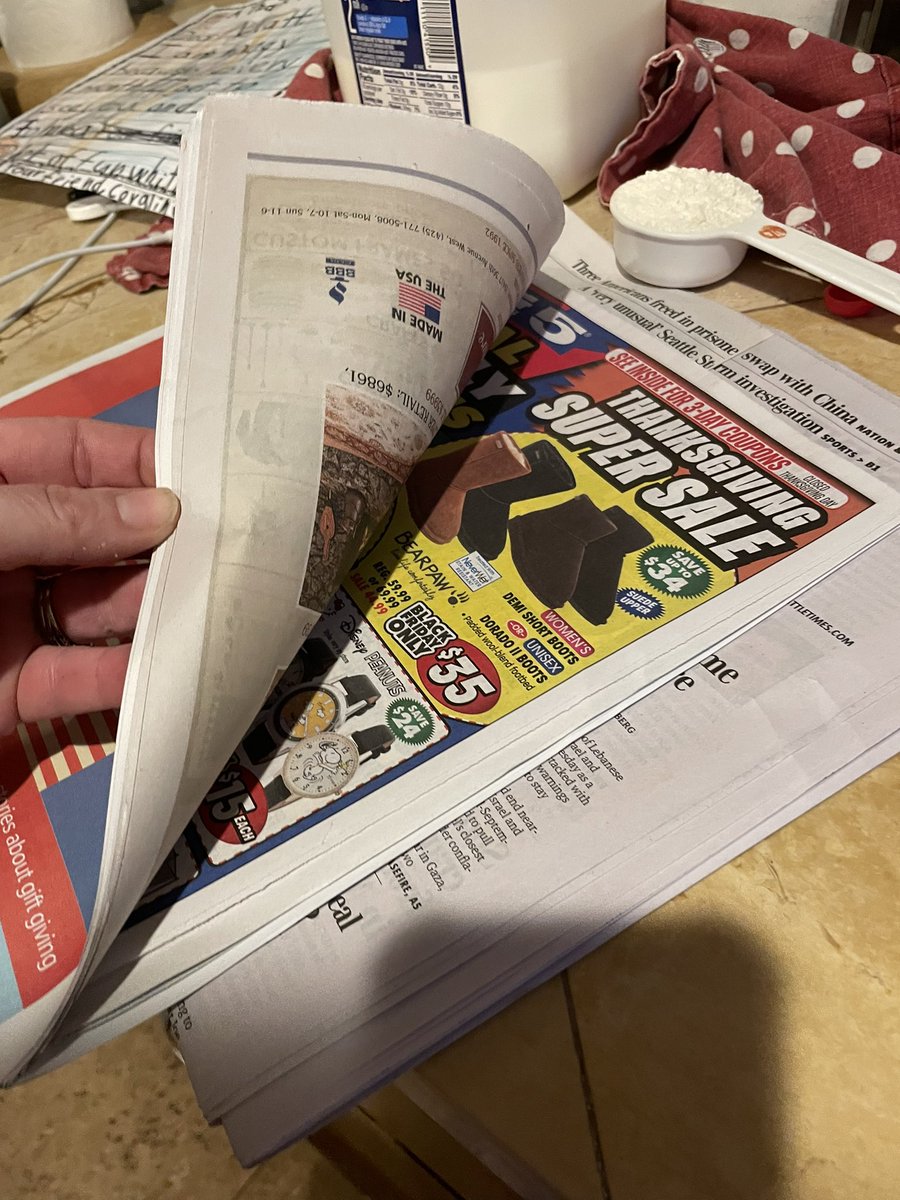 There are only TWO ads in my Thanksgiving paper. What is happening? Is Black Friday officially dead??