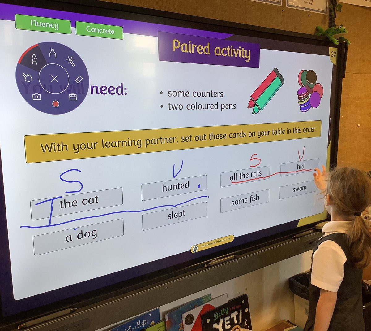 The Y1 children in Chestnut class have been learning all about subjects and verbs to help us with our writing. <a href="/Carrmillprimary/">Carr Mill Primary</a> #carrmillenglish #teamcarrmill