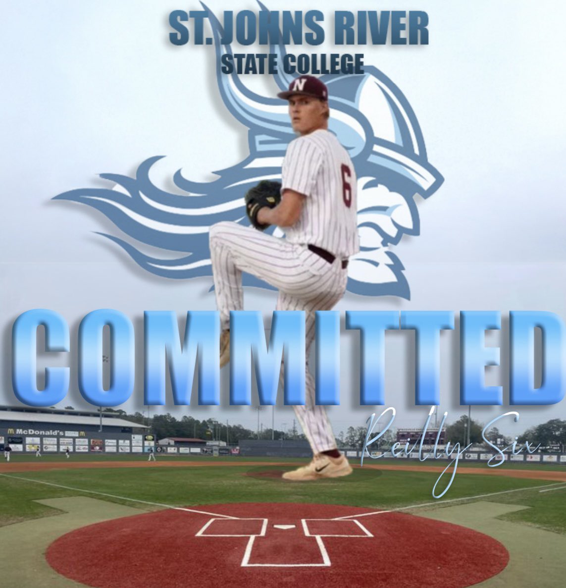 I am excited and blessed to announce my commitment to St. John’s River State College. <a href="/SJR_BASEBALL/">SJR State Baseball</a> 
Thank you to everyone who has helped me along the way.
<a href="/NHSEaglesBB/">Niceville Baseball</a> <a href="/BruceBruce23/">Justin Bruce</a> <a href="/knightknation4L/">Knights Knation #4L</a> <a href="/CoachWill850/">Coach Will</a> @DurbsOn37