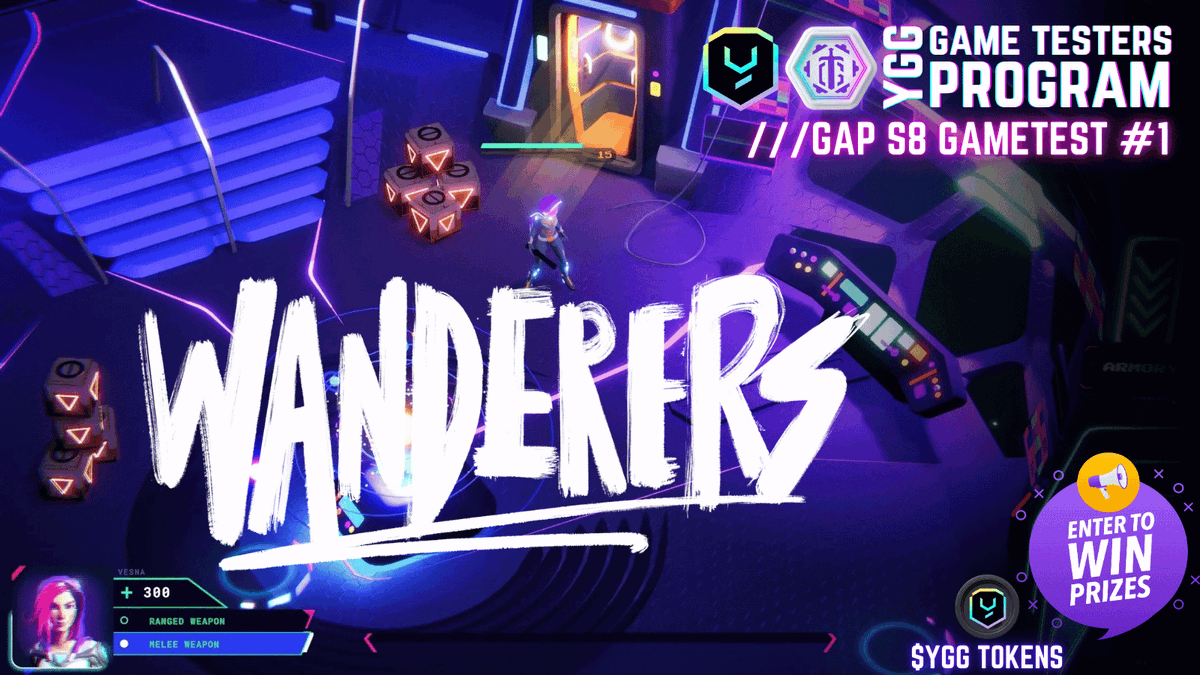 Time to kick some galactic ass in our GameTest #1 for GAPS8: <a href="/Wanderers/">Wanderers</a> 

GTs, share with us your favorite moment while playing Wanderers along with your screenshots for Missions 1&amp;2

<a href="/maezing_gaming/">mae-zing!</a> @yieldguild
#YGGxWanderers #YGGGTProgram